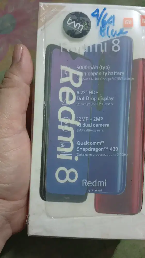 Jual hp redmi 8 ram 4/64