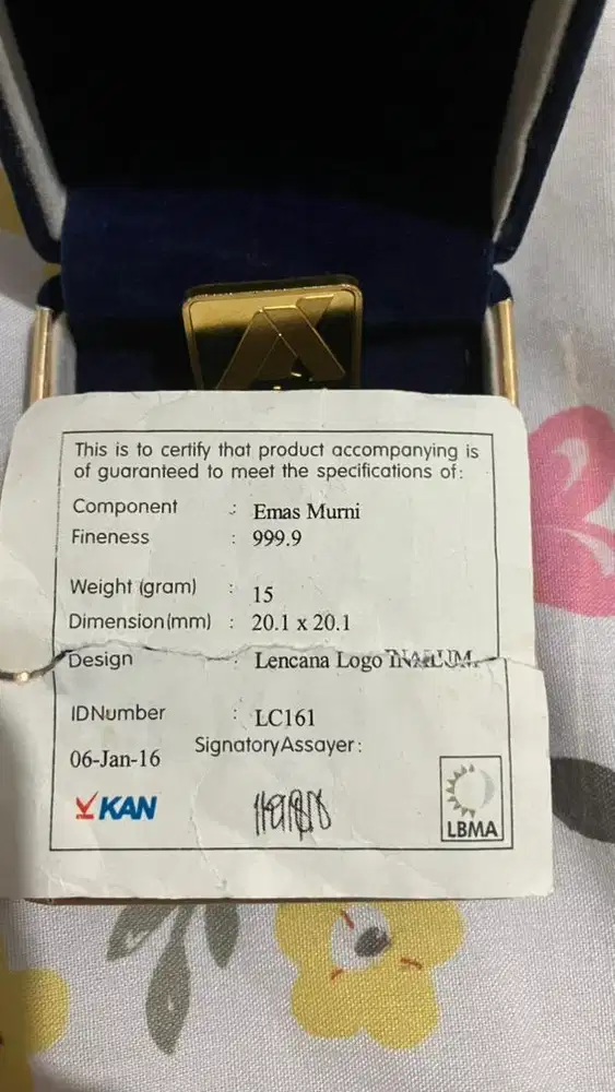 Jual Emas Logam Mulia