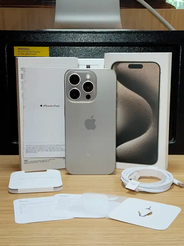 iPhone 15 Pro 256GB NaturalTitanium iBox RESMI INDONESIA