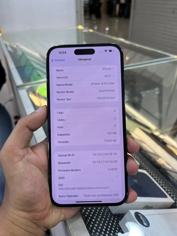 IPHONE 14 PROMAX 128 IBOX BLACK BH 82%
