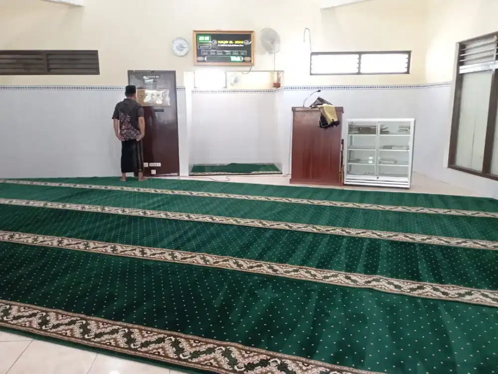 Tersedia Karpet sajadah Masjid import pembelian menyesuaikan kebutuhan