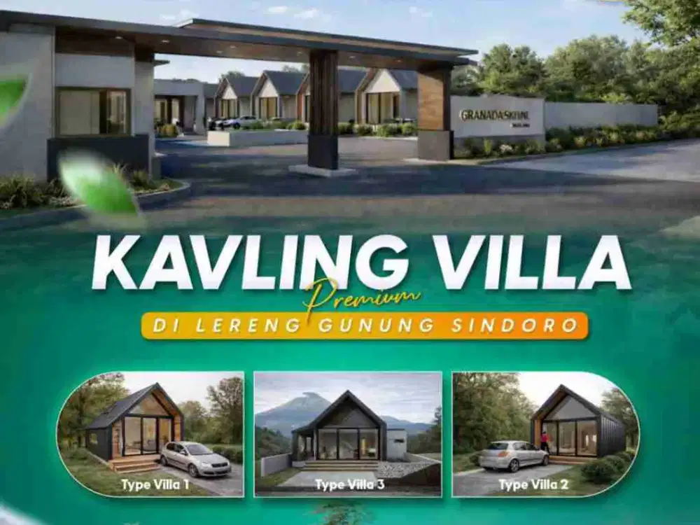 KAVLING VILLA VIEW PENGUNUNGAN SINDORO WONOSOBO
