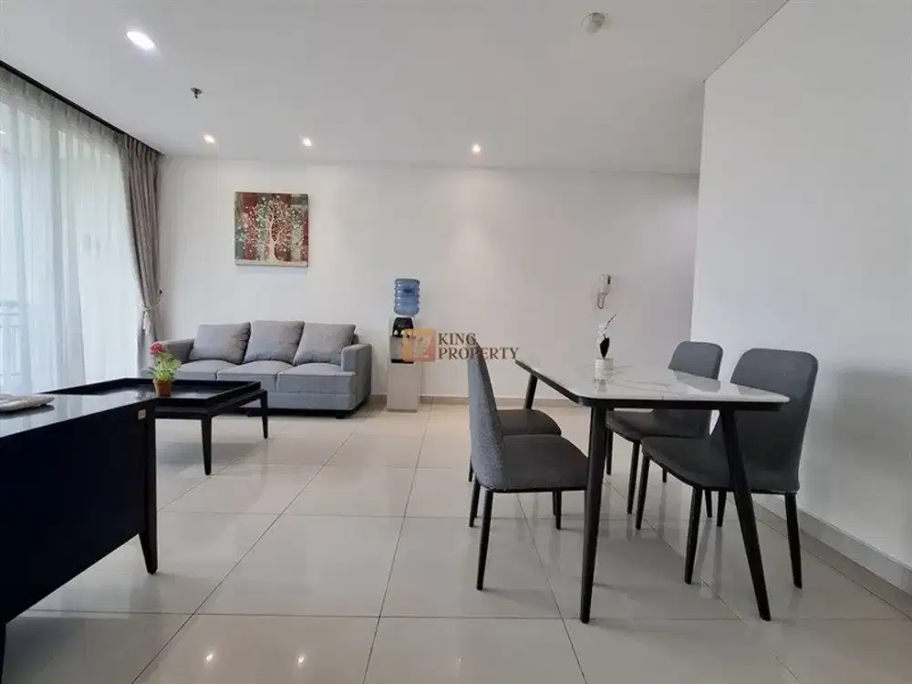 Siap Huni! 2BR Central Park Residence Modern Contemporary, City View, Di Atas Mall CP