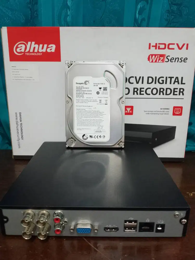 DVR Cctv Dahua 4 Ch + Hardisk