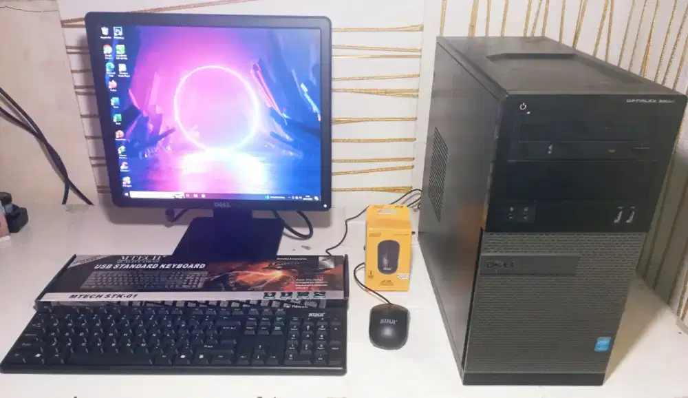 PC Komputer Fullset Core i3 Gen 4/ Ram 6Gb/ HDD 500Gb/ Monitor 17 inch