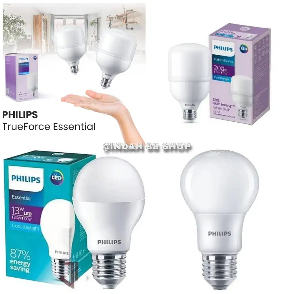 Bola Lampu LED PHILIPS / Bohlam / Balon