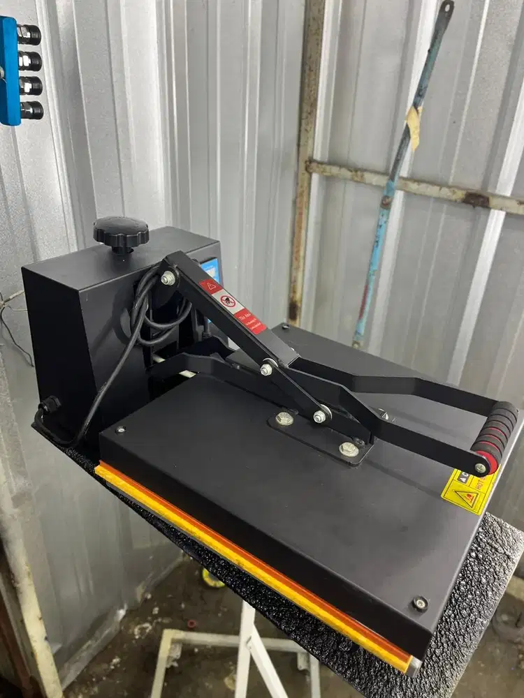 Mesin pres sablon 38x38 murah