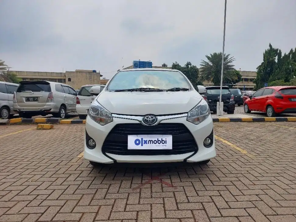 Garansi Mesin 1th TDP 6,JT Toyota Agya 1.2 G Bensin-AT Putih 2017