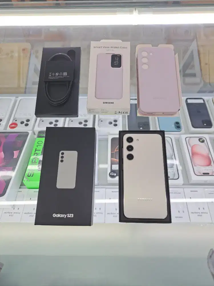 Second Samsung Galaxy S23 8/256GB Cream Ex SEIN Mulus Fullset Nego