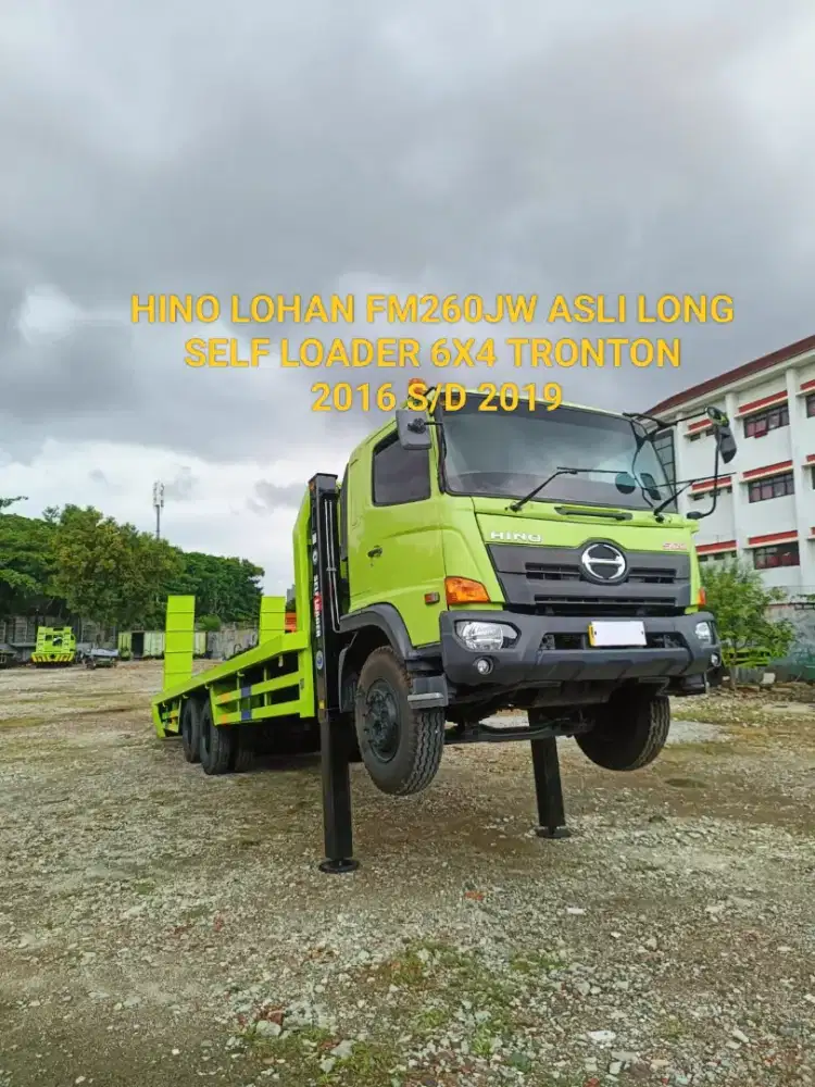 HINO LOHAN FM260JW ASLI LONG SELF LOADER 6X4 TRONTON ISTIMEWA SEKALI