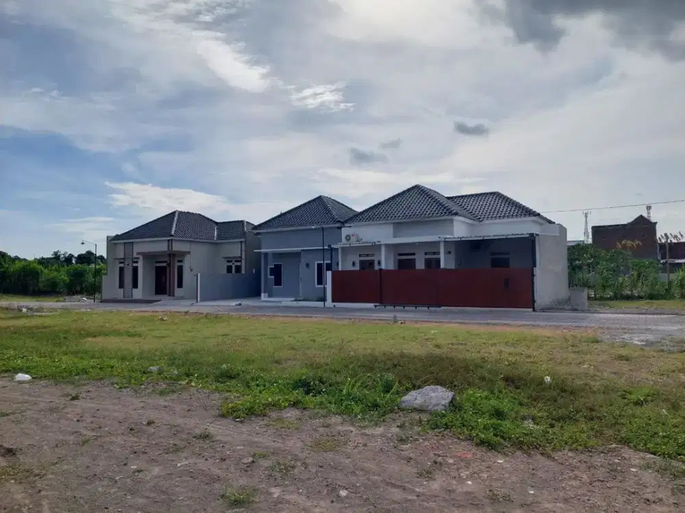 tanah kavlingan siap bangun di gentan baki sukoharjo strategis pas pinggir jalan