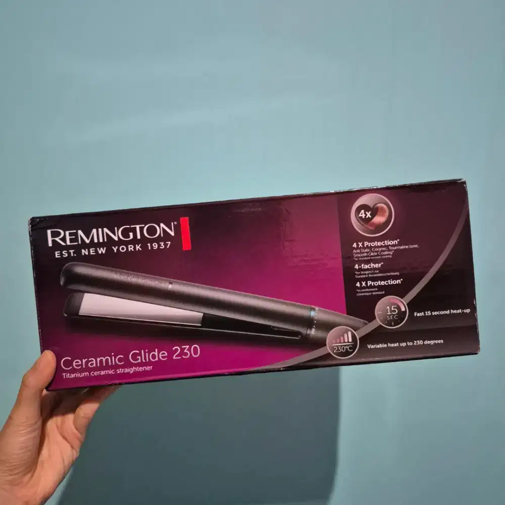 Remington Catokan Pelurus Rambut Ceramic Glide 230 (S3700-ID)