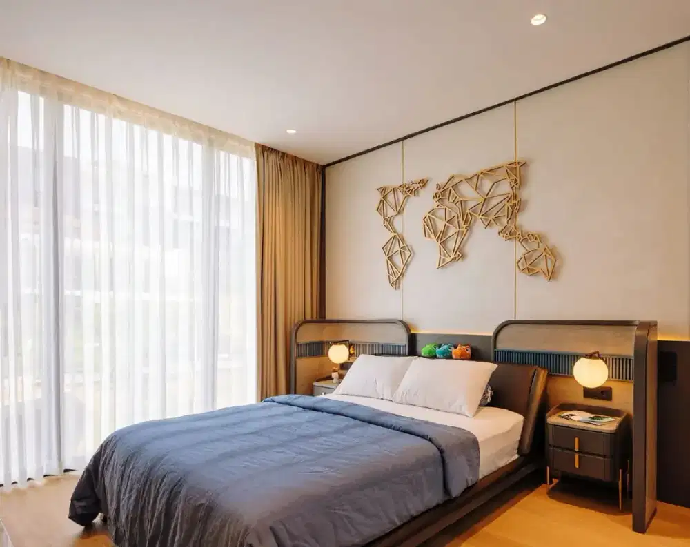 Dijual full furnish rumah mewah estetik graha candi golf