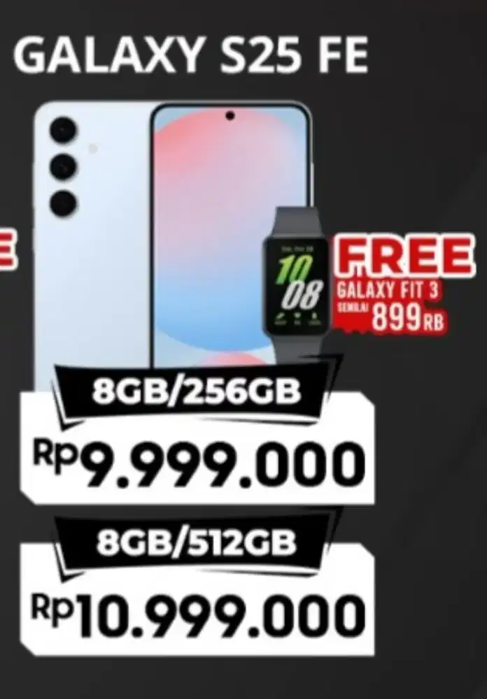 Promo Samsung S25FE 256GB