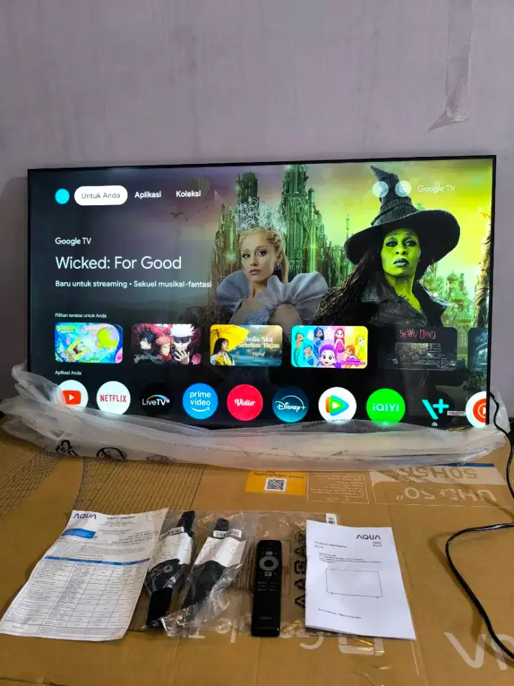 AQUA GOOGLE TV 50 INC fullset 4K UHD