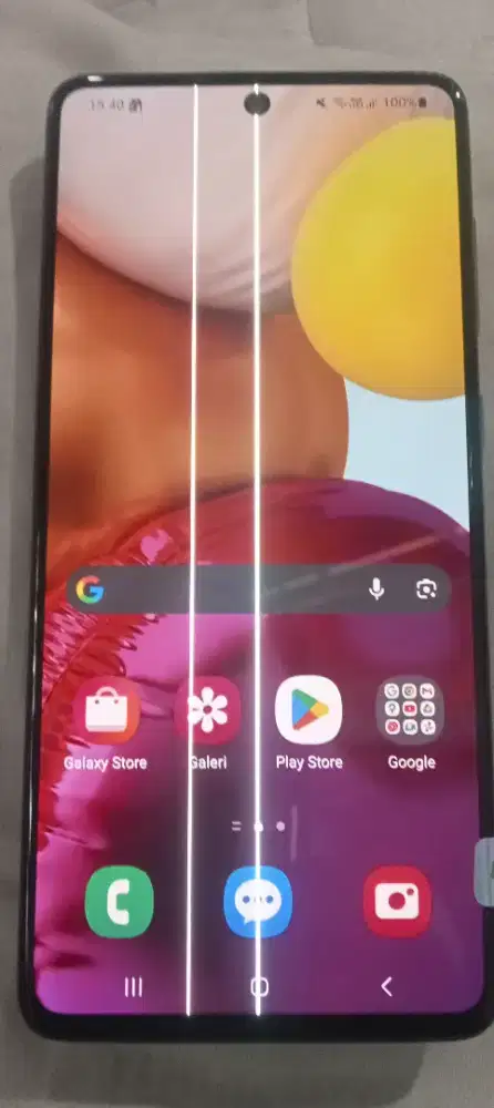 Samsung A71 8/128 Mulus, Minus Garis 2 Helai