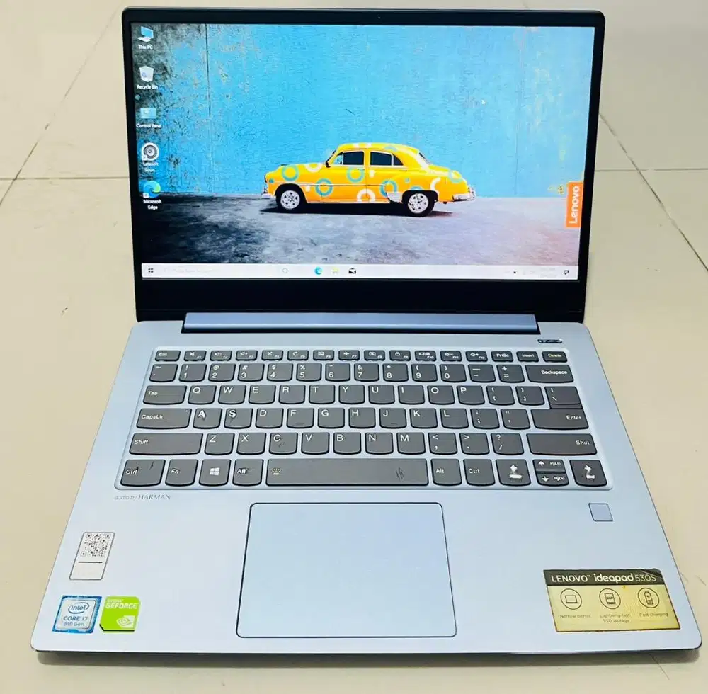 LENOVO IDEAPAD INTEL CORE I7 GEN 8 RAM 8GB SSD 256GB NVIDIA SLIM