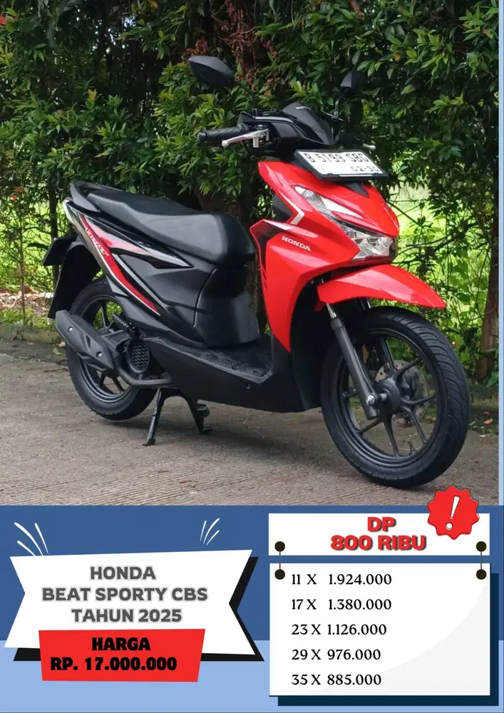 HONDA BEAT SPORTY CBS 2025