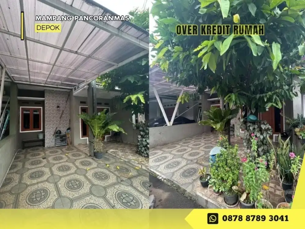 Jual Over Kredit Rumah 93JT dkt Tol di Puri Hasanah 5 Mampang Depok