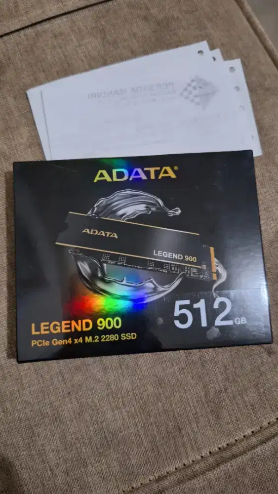 Nvme PCIe Gen4x4 m.2 512GB ADATA like new