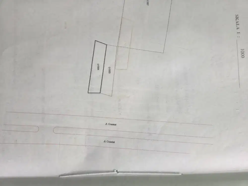 tanah IKN  pinggir jalan coastal road nipah nipah kawasan wisata