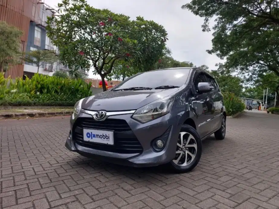 DP RINGAN Toyota Agya 1.2 G Bensin-AT 2019 Abu CFIZB