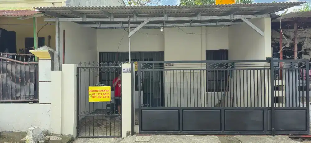 Dikontrakkan rumah baru renov (2KT,1KM)dekat Supermall, Surabaya Barat
