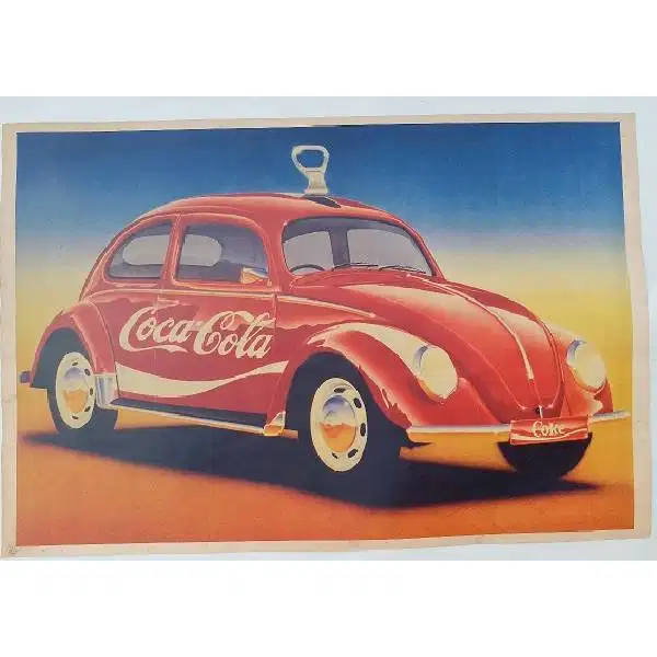 Iklan kertas lawas Coca - Cola dari zaman tempo doeloe