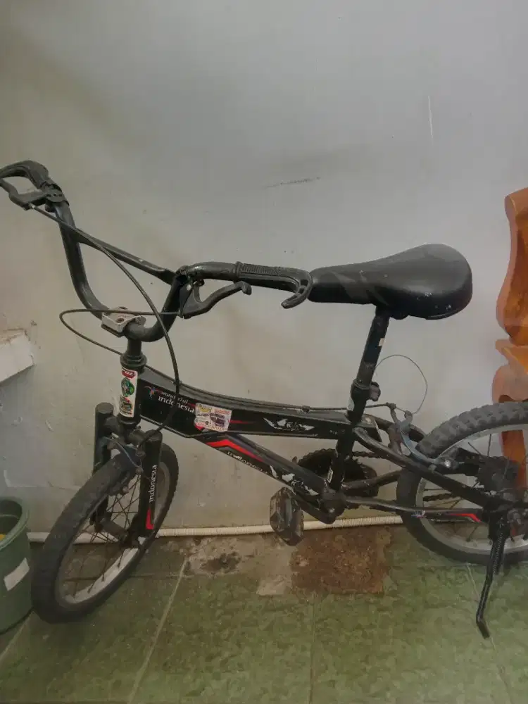 Sepeda anak hitam