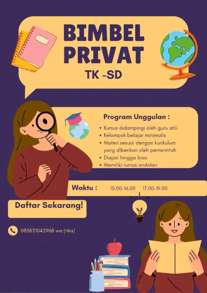 Les privat (guru datang kerumah)