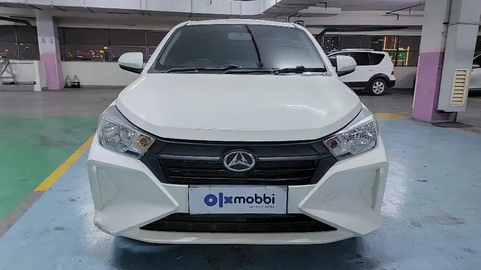 Garansi Mesin 1th TDP 7,JT Daihatsu Ayla 1.0 X Bensin-AT Putih 2024