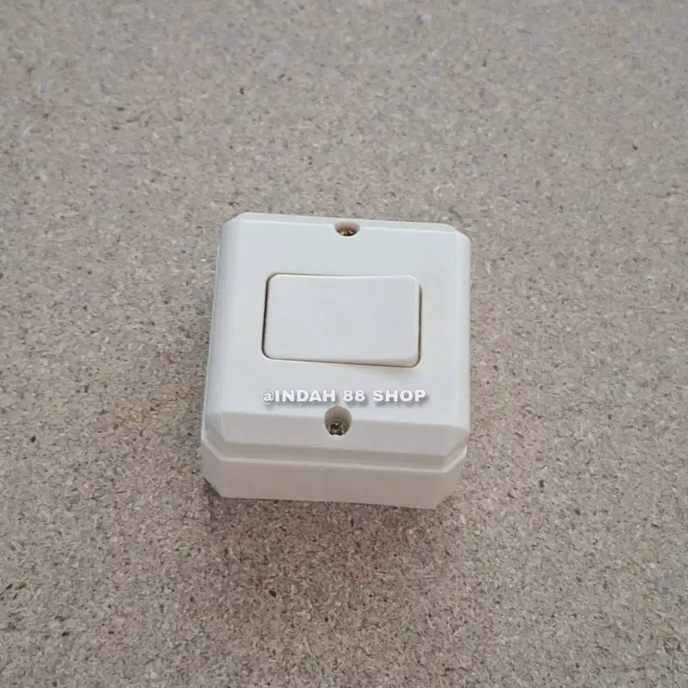 Saklar Engkel OB Persegi Putih / Switch OB Series
