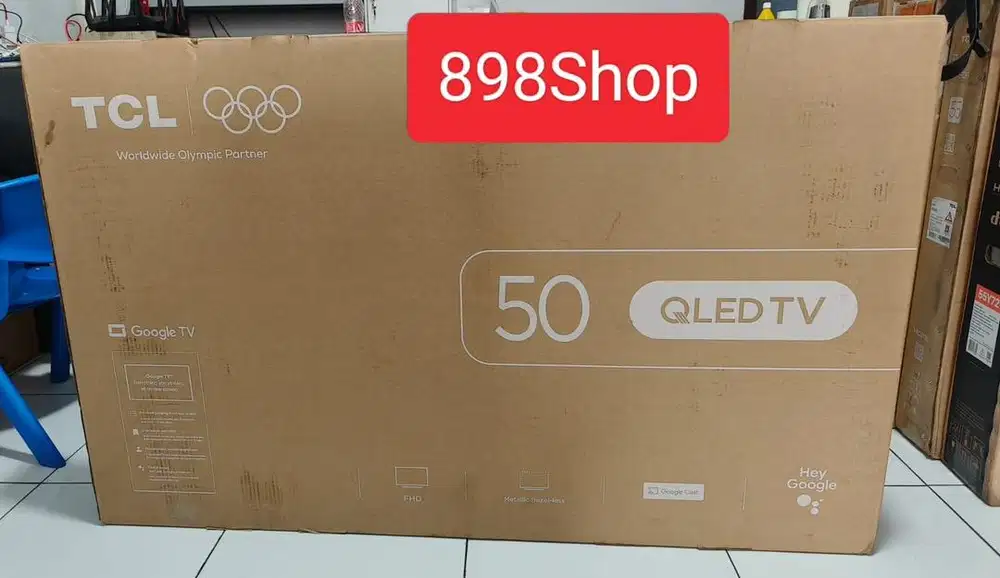 GOOGLE TV ANDROID - TCL TV 50 QLED UHD 4K Dolby Atmos HDMI 2.1 HVC 2.0