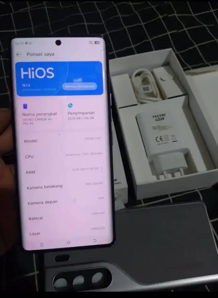 Jual hp tecno camon 40 pro 5G