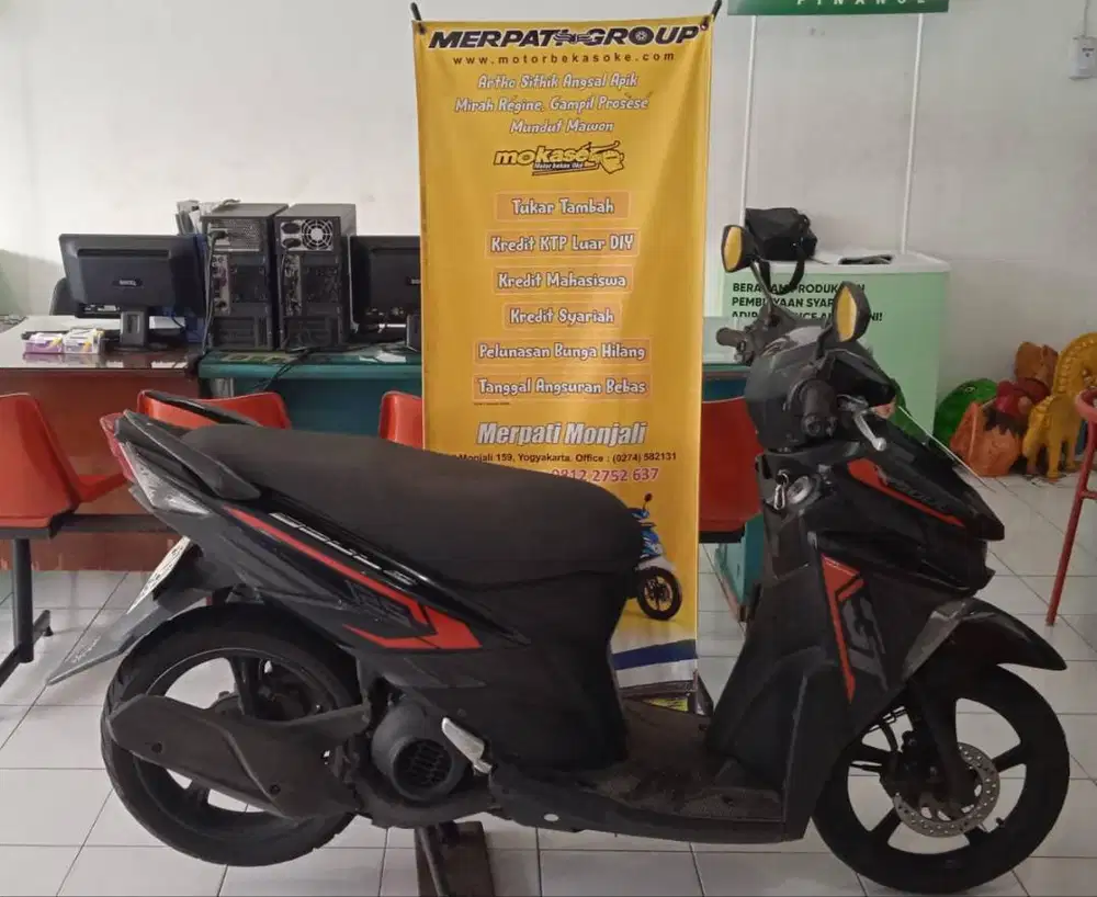 MOTOR MURAH YAMAHA SOUL GT TH 2015 WARNA HITAM