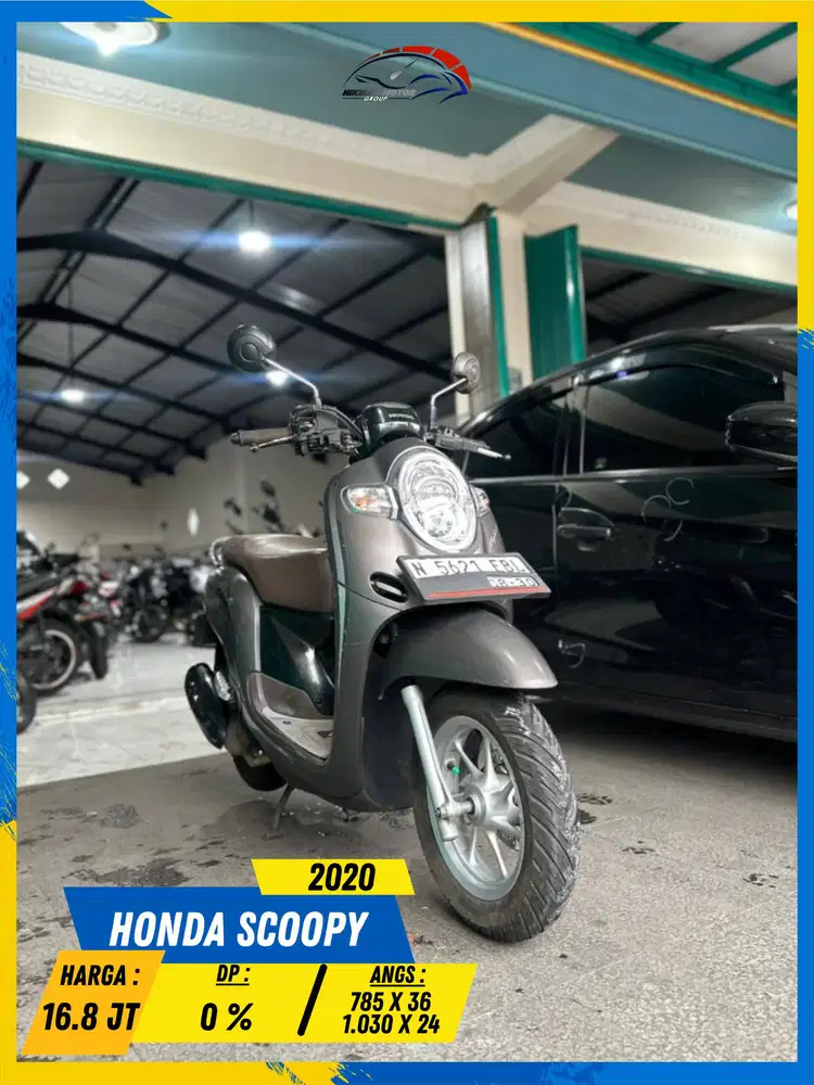 HONDA SCOOPY 2020 MESIN DIJAMIN AMAN HIKMAH MOTOR KEPUH