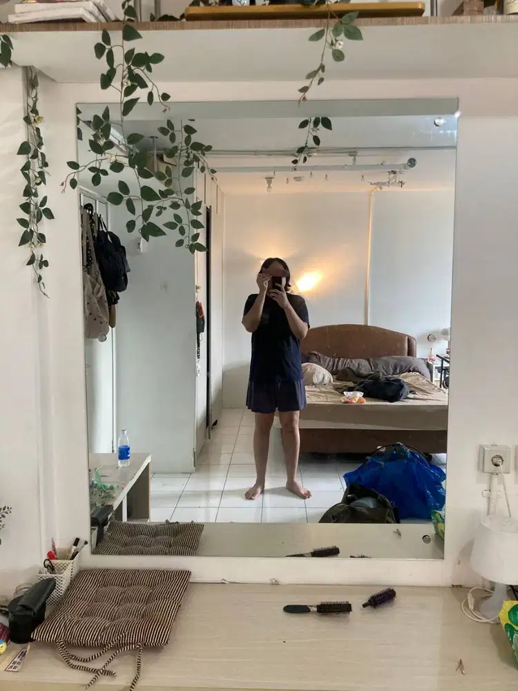 Kaca Dinding, Lebar 123cm Tinggi 152cm