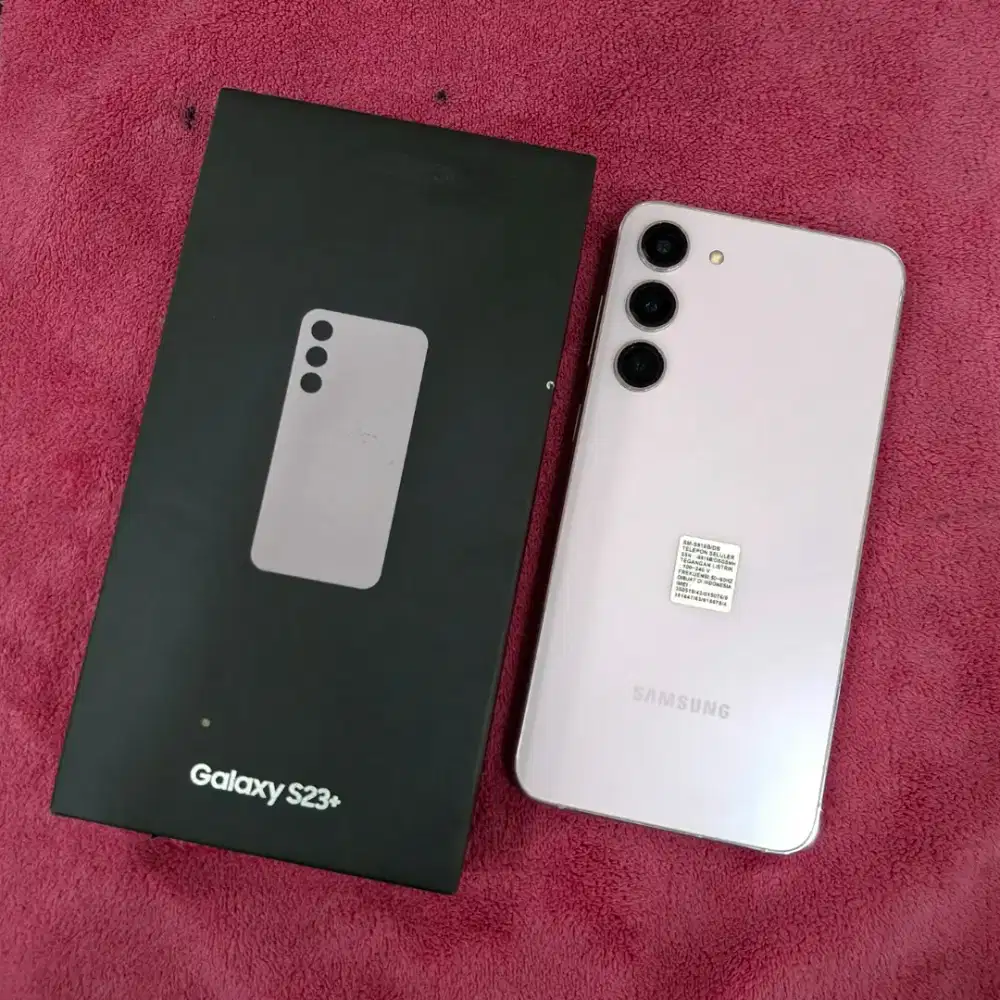 Samsung S23 Plus 256GB Fullset ori SEIN Free Adapter