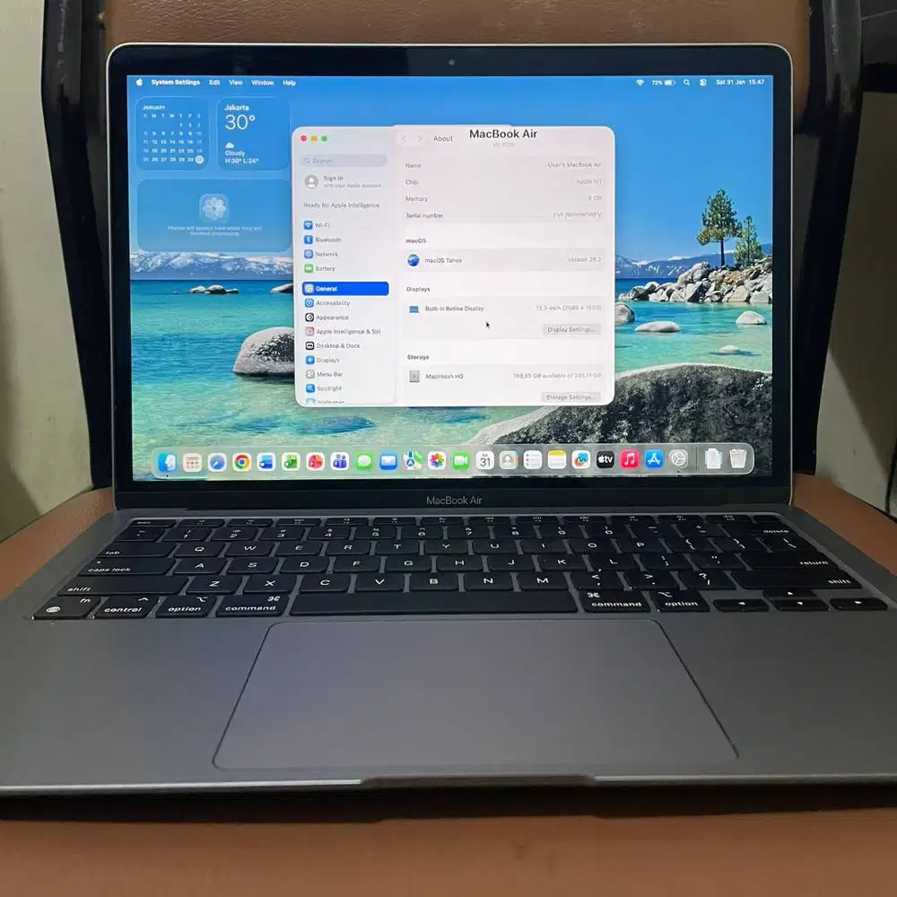 MacBook Air M1 2022 13.3 Inch M1/8GB/256GB NEGO