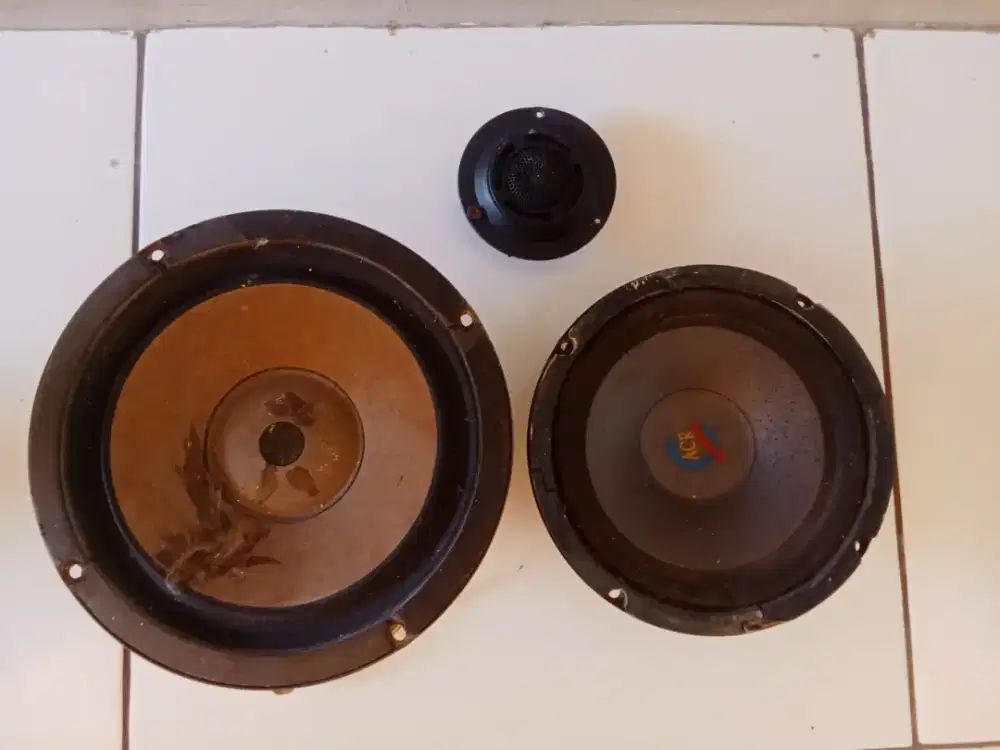 Speaker 8 inch, 6 inch dan Tweeter
