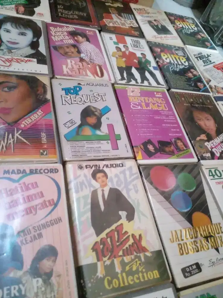 Kaset pita original campuran barat indo mandarin 100 pcs