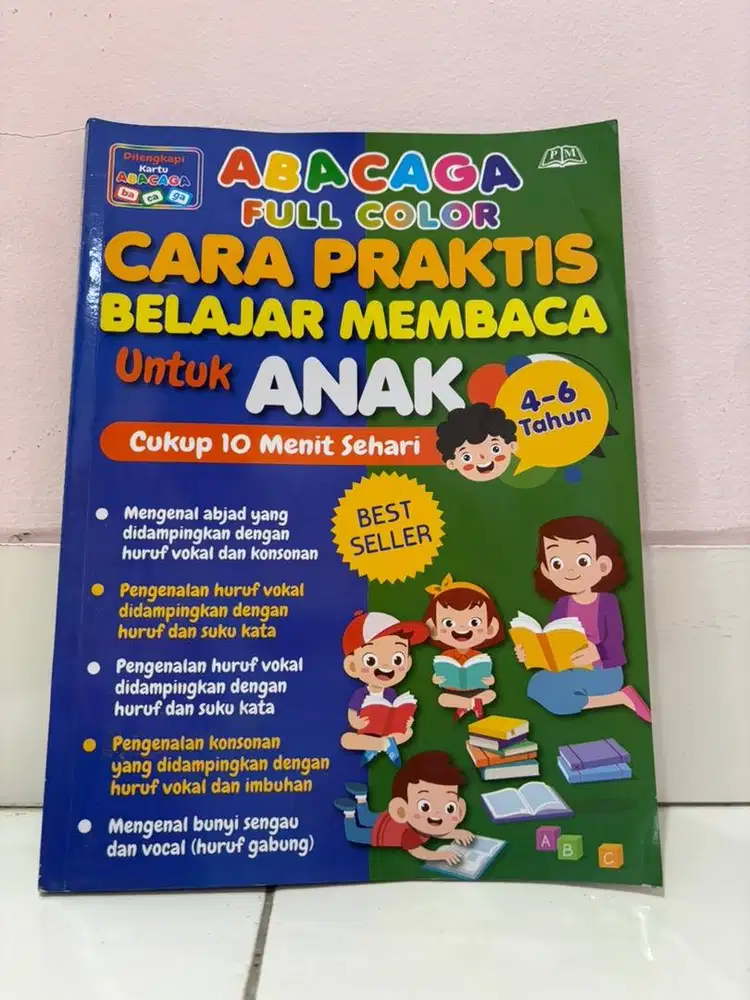 ABACAGA Buku Belajar Membaca