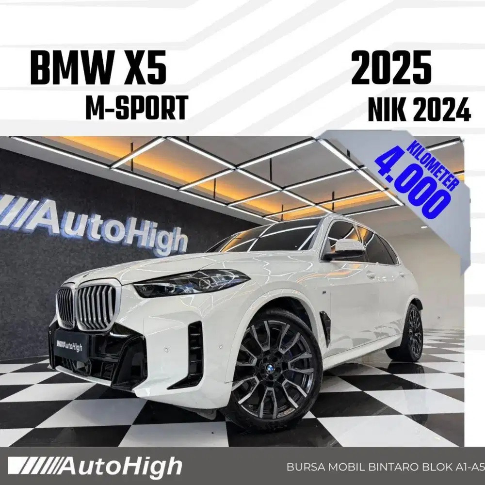 DP10% [Km4.000] X5 M-Sport LCi 2024 White Reg 2025 #AUTOHIGH
