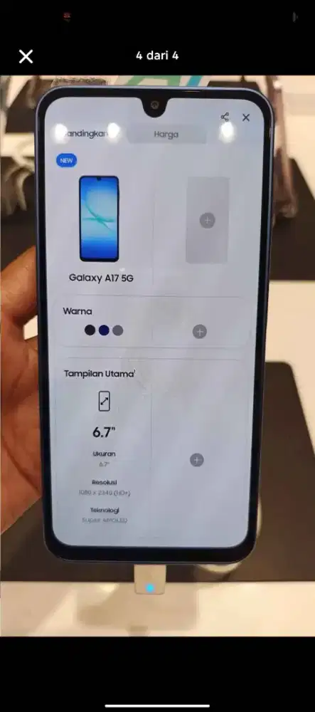 Samsung A17 cicilan ringan cukup krp