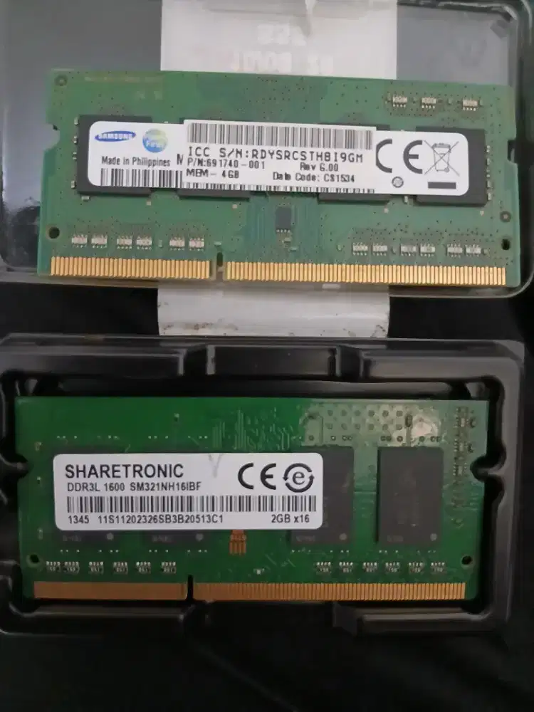 Memory Laptop DDR3L 4GB & 2GB