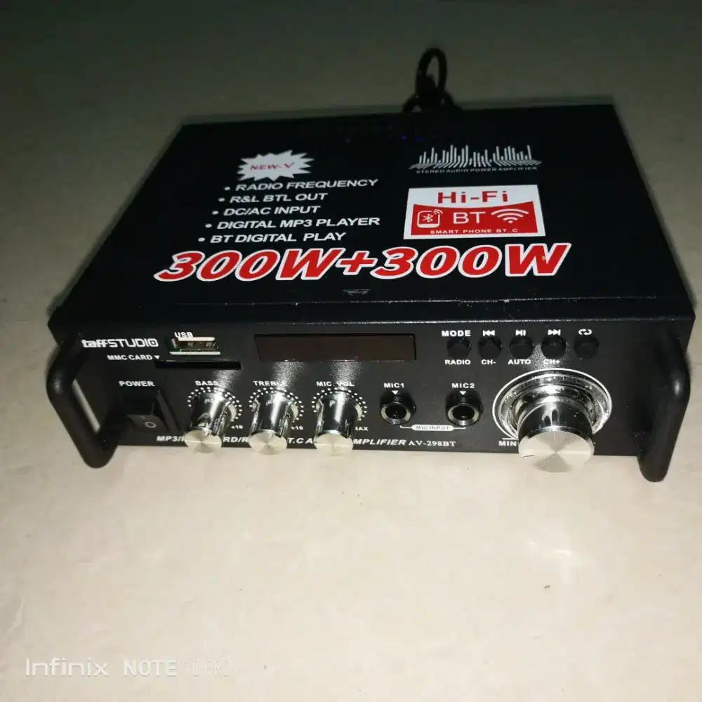 Jual Ampli AV 296BT Taffstudio