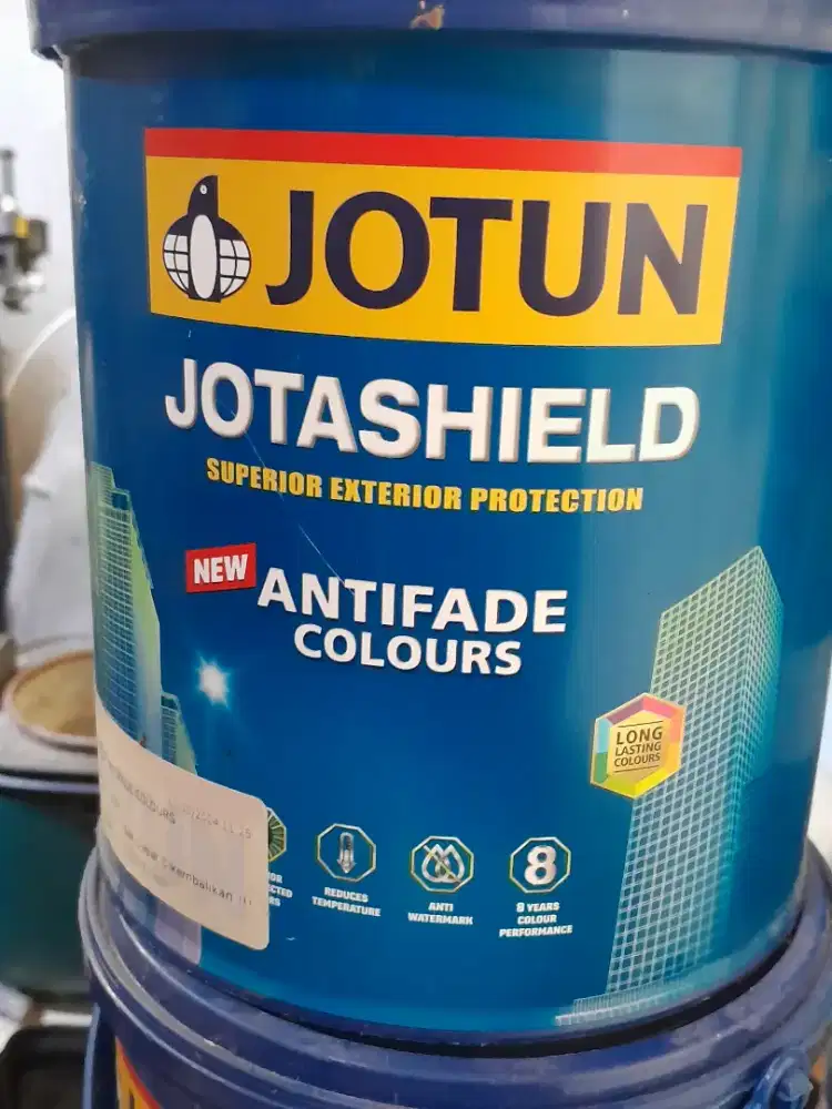 Cat Jotun Jotashield Putih 2,5L – Baru Segel, Stok Gudang