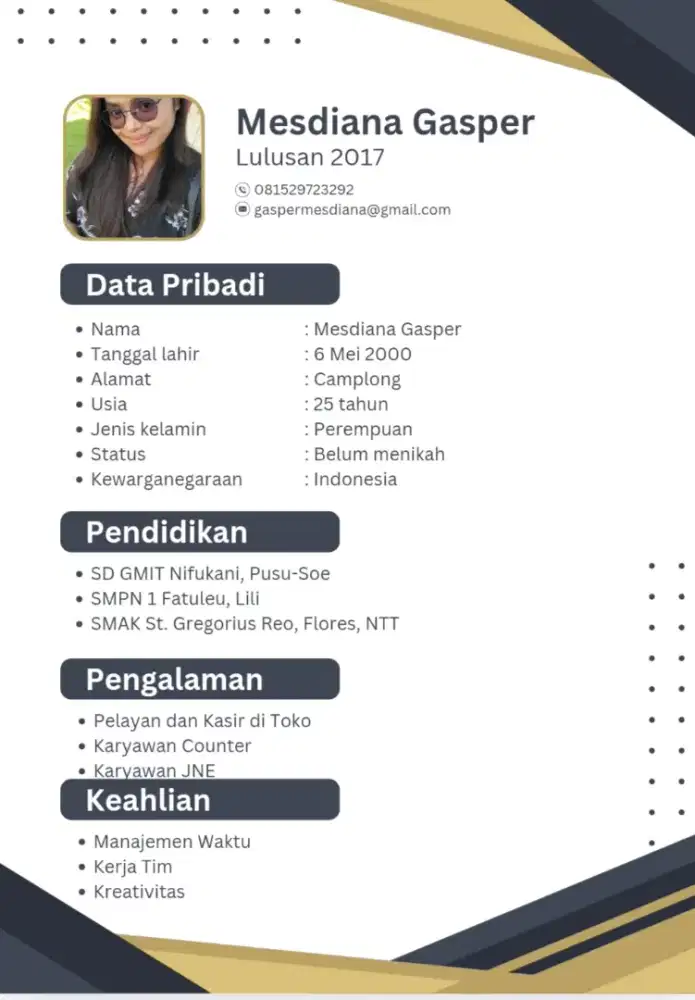 Butuh pekerjaan dan mau belajar hal baru