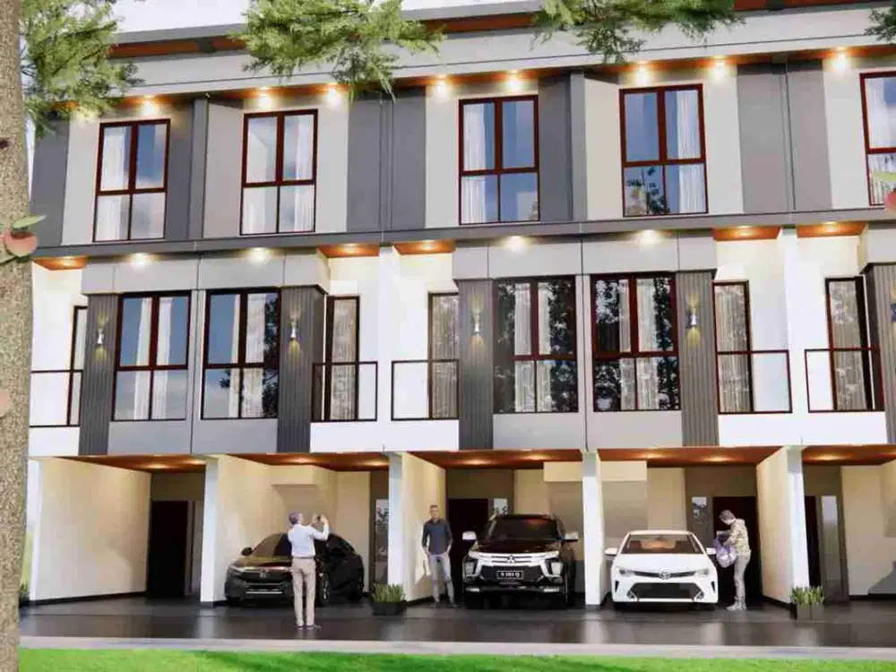 Rumah 3 Lantai Dwi warna Karang Anyar Jakarta pusat