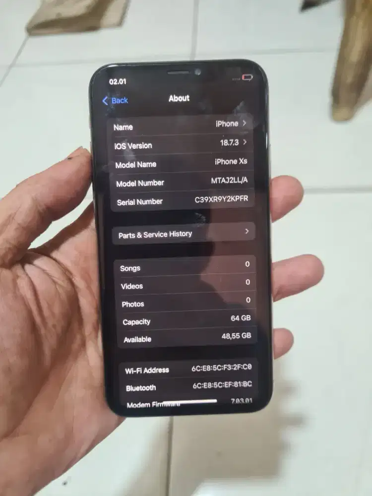 Jual iphone XS 64gb mulus normal bisa semua kartu bekas anak pakai